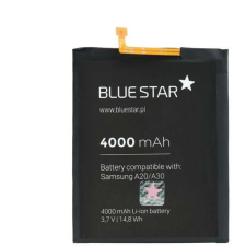 BlueStar Samsung A20 / A30 / A30s / A50 EB-BA505ABU utángyártott akkumulátor 4000mAh mobiltelefon, tablet alkatrész