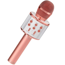 Bluetooth-os karaoke mikrofon gyerekeknek , 3 éves kortól , rózsaszín játékhangszer