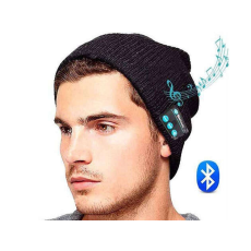  Bluetooth sapka fejhallgató, Fekete