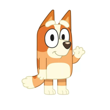 Bluey Bingo formapárna díszpárna lakástextília