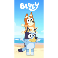 Bluey Coastal Fun fürdőlepedő, strandtörölköző 70x140cm lakástextília