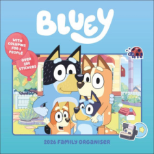  Bluey Familienplaner Broschurkalender 2026 (Kalendář/Diář) naptár, kalendárium