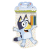 Bluey Happy forma színező szett matricával és színes ceruzával