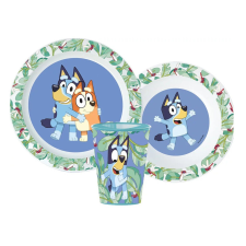  Bluey micro étkészlet szett 260 ml pohárral (Leaves) babaétkészlet