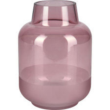  Blush Bordeaux váza üveg 21 cm x 15 cm átmérő burgundi vörös dekoráció