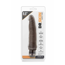Blush Dr. Skin Cock Vibe 7 Chocolate vibrátorok