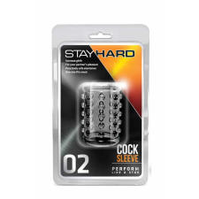 Blush Stay Hard Cock Sleeve 02 Clear péniszgyűrű