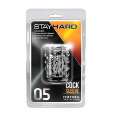 Blush Stay Hard Cock Sleeve 05 Clear péniszgyűrű