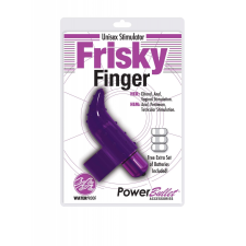 BMS Frisky Finger - vízálló ujjvibrátor (lila) vibrátorok