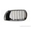  BMW 3 (E46) 2001.09.01-2005.02.28 Bal hűtődíszrács keret krómozott, bordák fekete (0231)