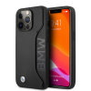BMW Apple iPhone 13 Pro BMW BMHCP13LRCSWK Bőr Hátlap - Fekete