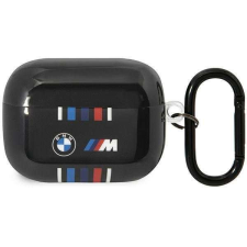 BMW BMAP22SWTK AirPods Pro tok fekete többszínű vonalakkal fülhallgató, fejhallgató tok