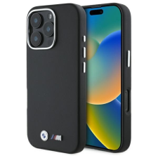 BMW BMHCP16L23PMWK M Smooth Full Wrapped Metal keménytok iPhone 16 Pro - fekete tok és táska