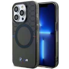 BMW BMHMP13LHGPK iPhone 13 Pro / 13 6.1" szürke mintás MagSafe tok tok és táska