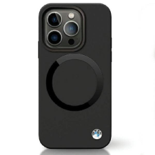 BMW BMHMP14SSILBK2 tok iPhone 14 - fekete Signature folyékony Silicone MagSafe szignatúra tok és táska