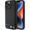 BMW CG MOBILE BMW LEATHER CARBON műanyag telefonvédő (karbon minta) FEKETE Apple iPhone 15 Pro Max (BMHCP15X22NBCK) (BMW000674)