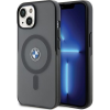 BMW CG MOBILE BMW SIGNATURE MAGSAFE szilikon telefonvédő (ütésállóság, műanyag hátlap) FEKETE Apple iPhone 15 Plus (BMHMP15MDSLK) (BMW592)