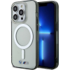BMW Etui BMW BMHMP14XHCRS iPhone 14 Pro Max 6.7" Átlátszó Keménytok Ezüst Gyűrű Magsafe (BMHMP14XHCRS)