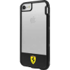 BMW Ferrari Keménytok FEHCP7BISBK iPhone 7/8 / SE 2020 / SE 2022 Átlátszó Fekete Tok (ORG002751)