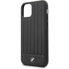 BMW iPhone 11 Pro Max csíkos fekete kemény bőrtok tok és táska