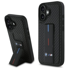  BMW M Grip Stand Smooth and Carbon tok iPhone 16-hoz - fekete tok és táska