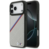 BMW M Tricolor Metal Logo Apple iPhone 17 Pro Max MagSafe hátlap tok, szürke