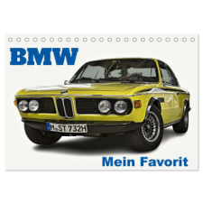 BMW Mein Favorit (Tischkalender 2025 DIN A5 quer), CALVENDO Monatskalender naptár, kalendárium