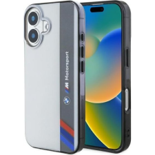 BMW Motosport Iml Apple iPhone 16 Plus Hátlapvédő TPU Tok Szürke (BMW746) tok és táska