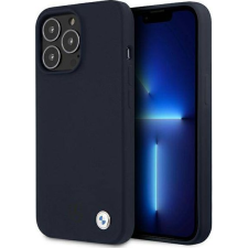 BMW Silicone Signature Apple iPhone 13 Pro Max hátlap tok, kék (BMW246NAV) tok és táska