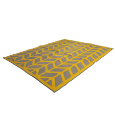 Bo-Camp Chill mat Flaxton okkersárga kültéri szőnyeg 2,7 x 3,5 m XL lakástextília