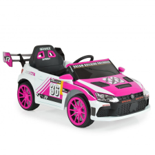 BO Drift e. autó hátsó spoiler szárnnyal pink elektromos járgány
