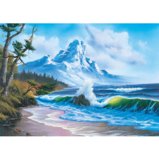 Bob Ross: tengerparti hegyek puzzle 1000 darabos puzzle, kirakós