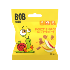 Bob Snail Bob Snail gyümölcs snack multifruit 20 g reform élelmiszer