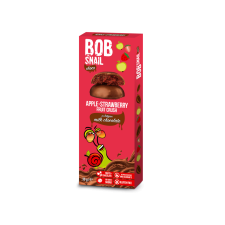 Bob Snail Gyümölcs snack tejcsokoládé alma-eper 30 g reform élelmiszer
