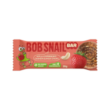 Bob Snail Gyümölcsszelet alma-eper-kesudió-quinoa ropogós 35g 101660 reform élelmiszer
