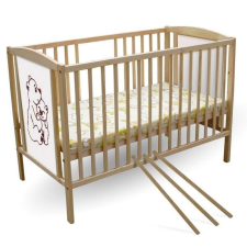 Bobas Bajka Kiságy 60x120cm - Maci #fenyő kiságy, babaágy
