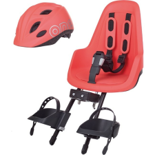 Bobike első gyerekülés ONE mini + in-mold gyereksisak szettben, flamingó pink XS kerékpáros kerékpár és kerékpáros felszerelés