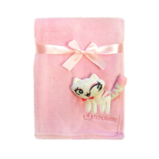 BoboBaby mikroszálas 3D-s takaró KCSN-15 pink cica babaágynemű, babapléd