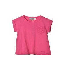 boboli Boboli pink, lyukacsos lány póló – 104 gyerek póló