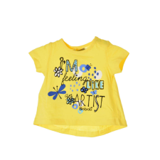 boboli lány Póló - Pillangók és falirat #sárga gyerek póló