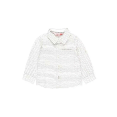 Boboli törtfehér, szemüveg mintás fiú ing – 104 cm