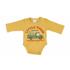  Boci mintás hosszú ujjú baba body kombidressz, body