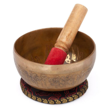 Bodhi Kézzel készült tibeti hangtál, Buddha gravírozással, 11 cm - Bodhi jóga felszerelés