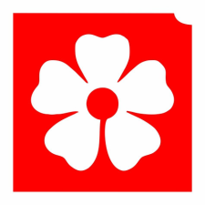 Body Deco 4x4cm Csillámtetoválás sablon virág 13 csillámtetoválás