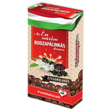 Bodza Pálinkás Étcsokoládé Drazsé Díszdobozban 80g csokoládé és édesség