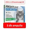 Boehringer Ingelheim Cash&amp;Carry : Frontline Spot-on 3db ampulla macskák részére ( Ez nem a combo , hanem az alap tipus)