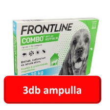 Boehringer Ingelheim Frontline Combo kutya M 10-20kg. 3db ampulla élősködő elleni készítmény kutyáknak