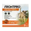 Boehringer Ingelheim FRONTPRO® rágótabletta kutyáknak (>4–10 kg) 28,3 mg; 3db tabletta , Termékszavatosság : 2027