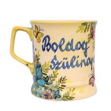 BögeManufaktúra Feliratos neves Kékek bögre bögrék, csészék