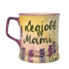 BögeManufaktúra Feliratos neves Levendula bögre bögrék, csészék